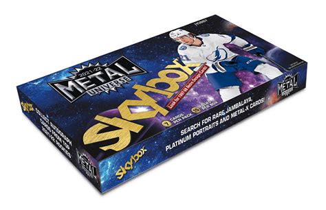 2021/22 upper deck skybox metal universe hockey hobby box|skybox metal hockey prospects.